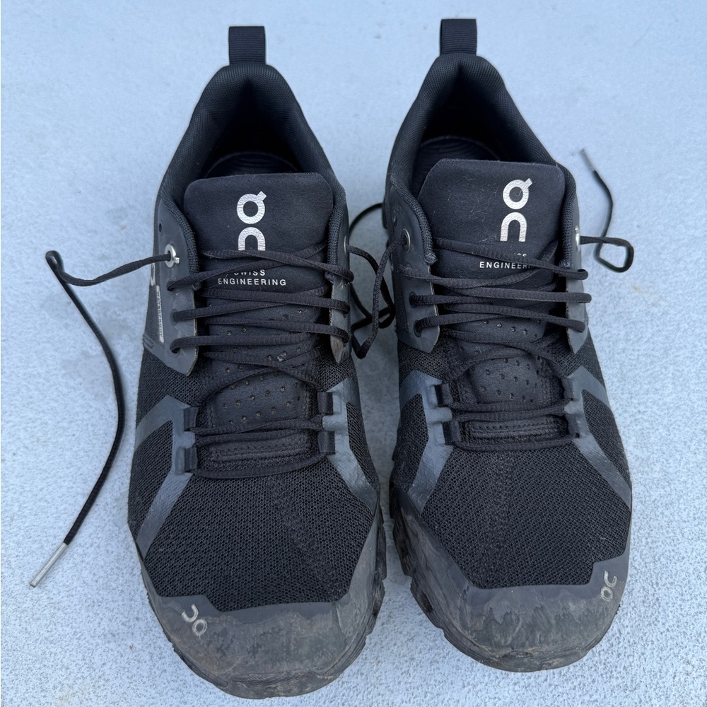 On Running Black waterproof Athletic Shoes